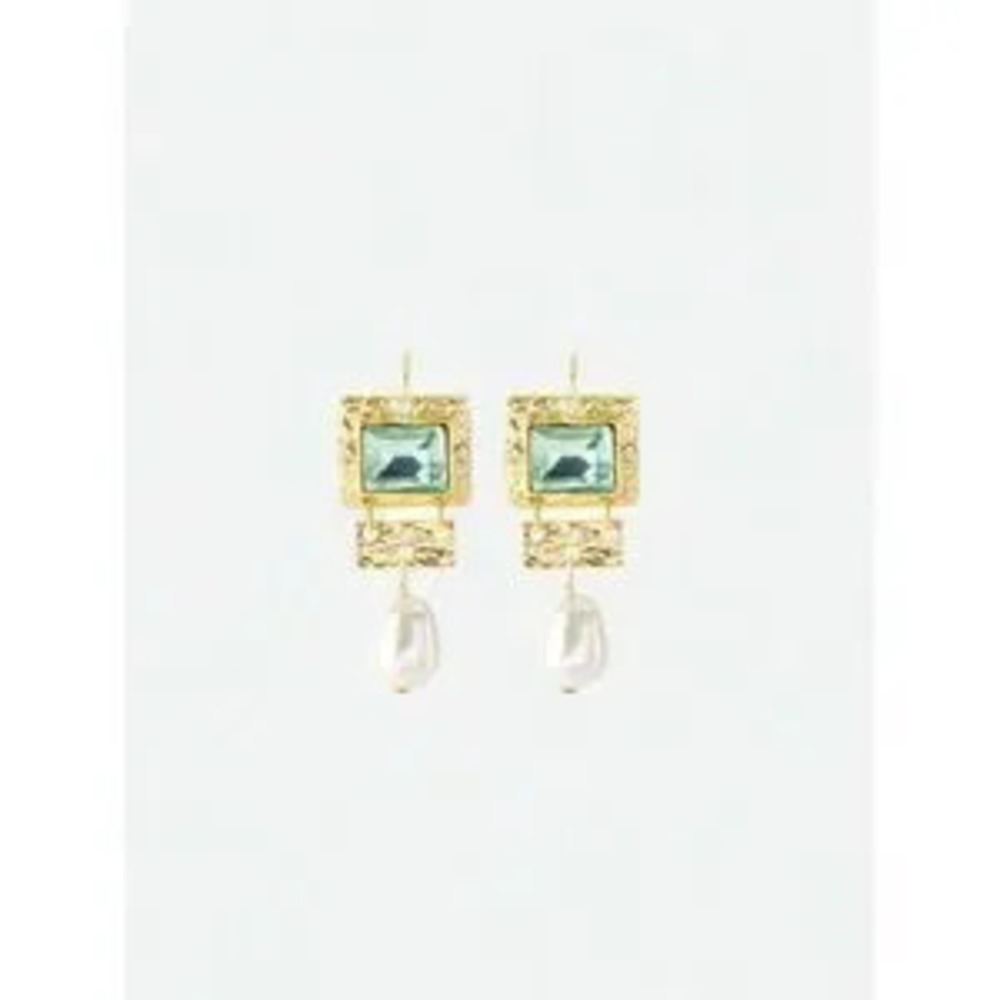 Gold Drop?Earrings N2046